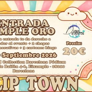 Entrada Simple Oro - Pullip Town 2026