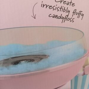 Máquina de algodón de azúcar rosa