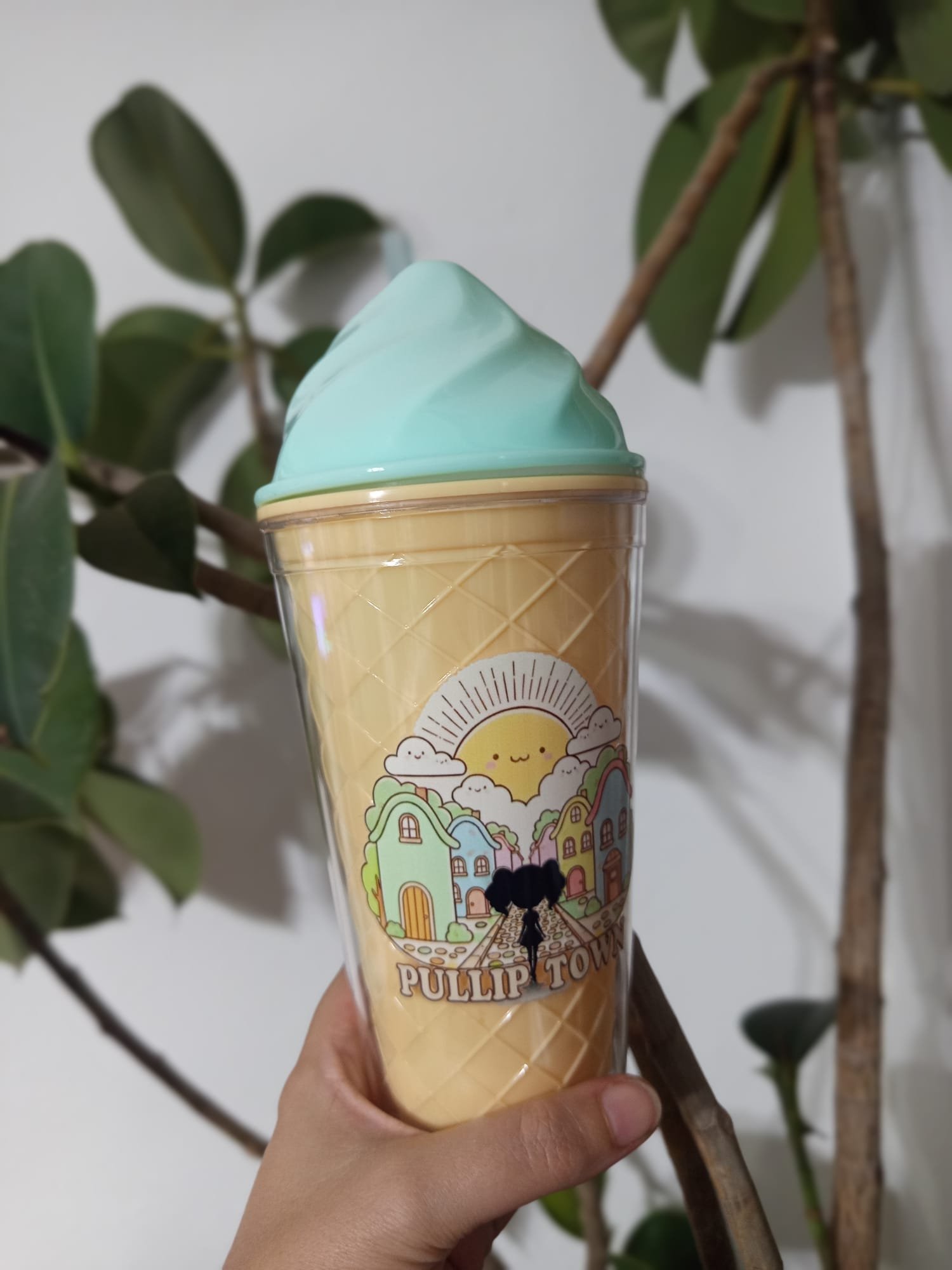 Vaso Pullip Town verde agua